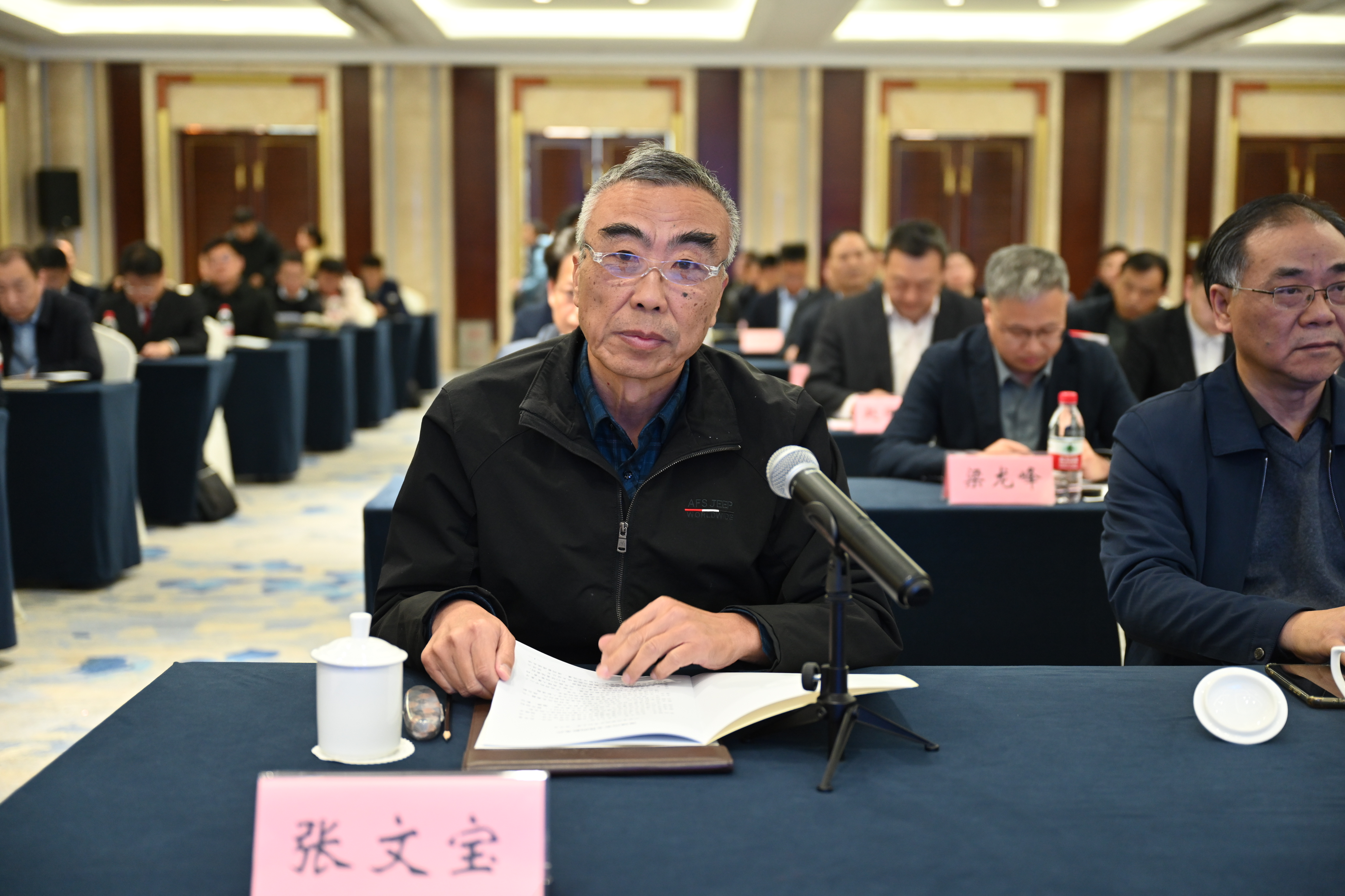 江苏省作家协会原副主席张文宝发言.JPG